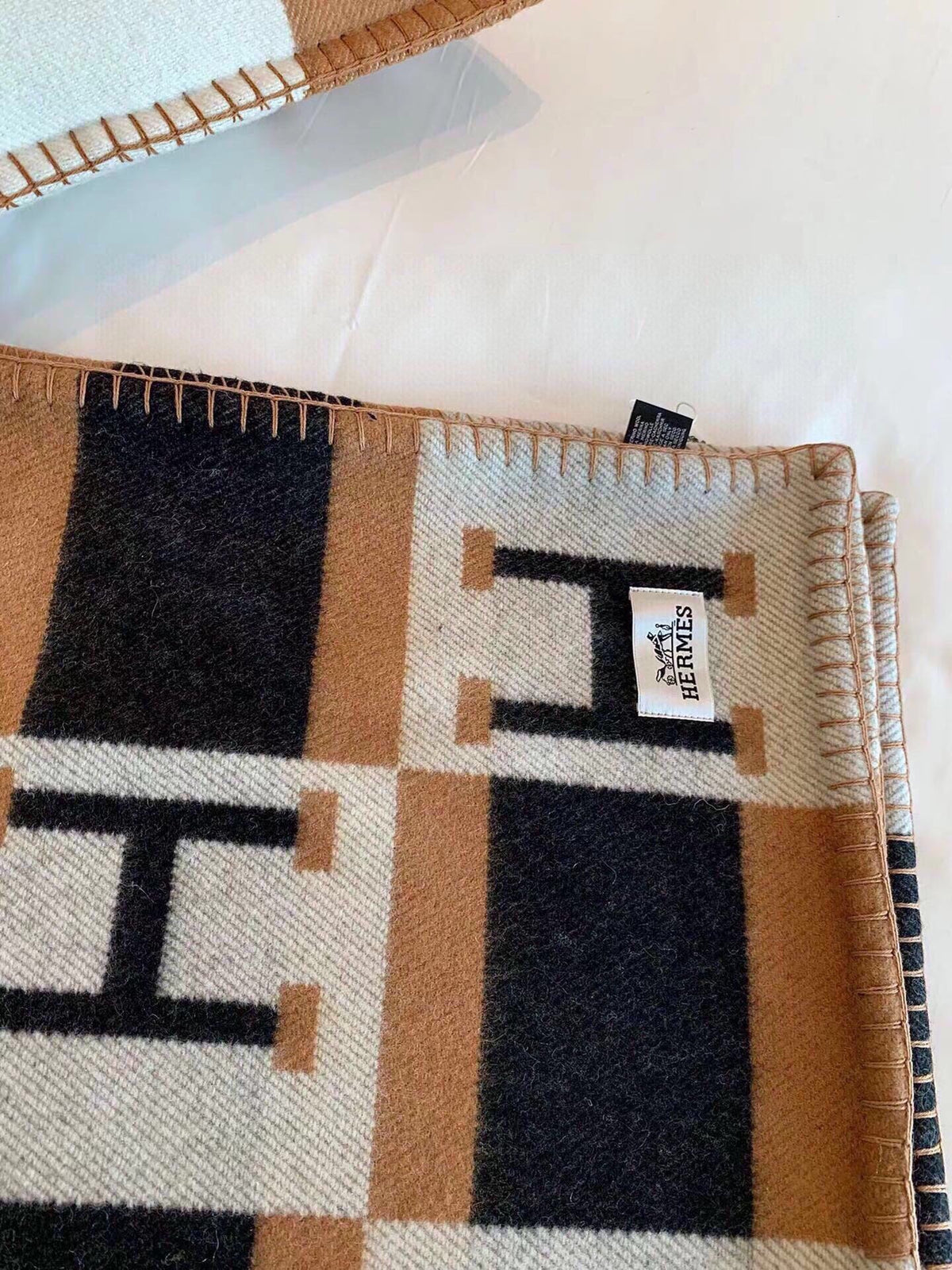BLANKET 170 CM IN COLORFUL WOOL AND CASHMERE 118341