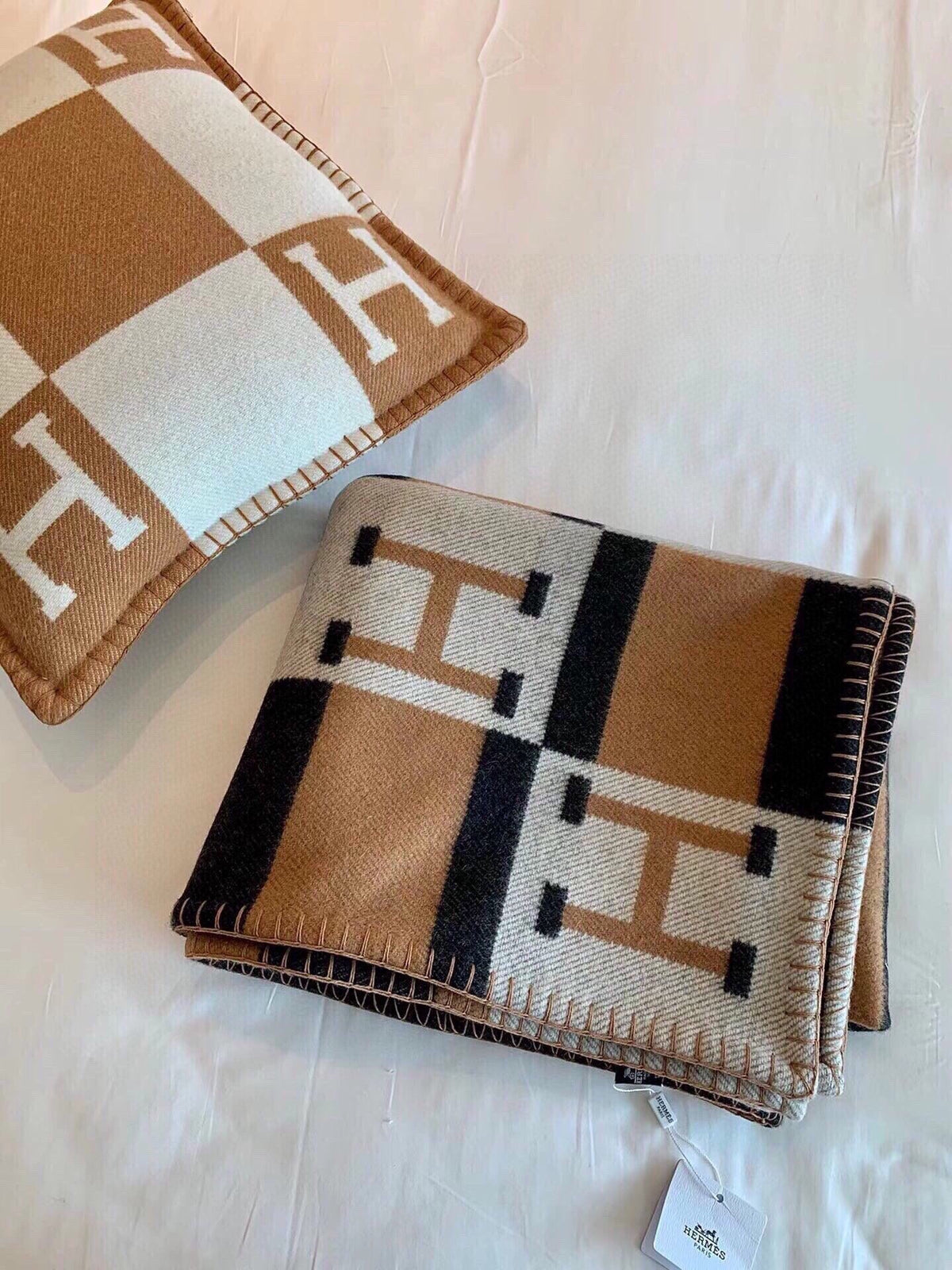 BLANKET 170 CM IN COLORFUL WOOL AND CASHMERE 118341