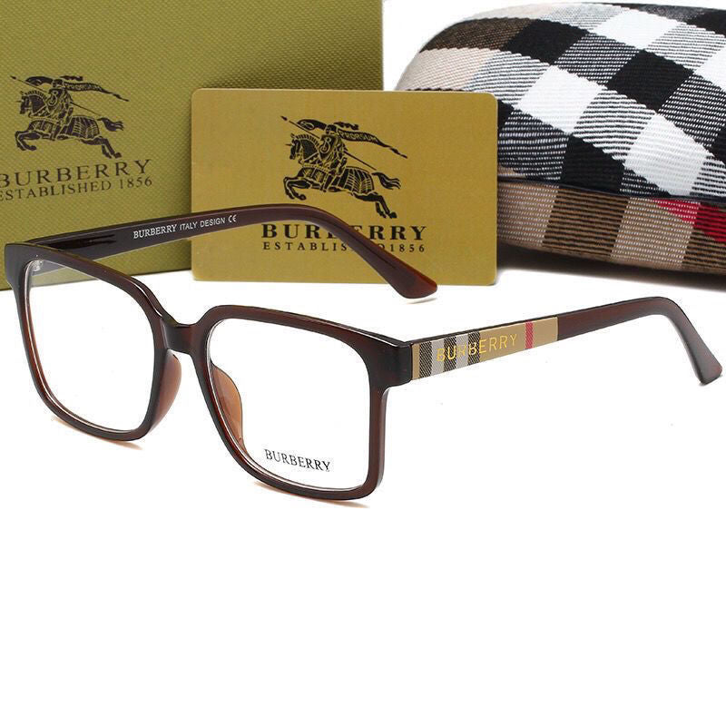 Unisex Retro Square Plaid Glasses-s-ss
