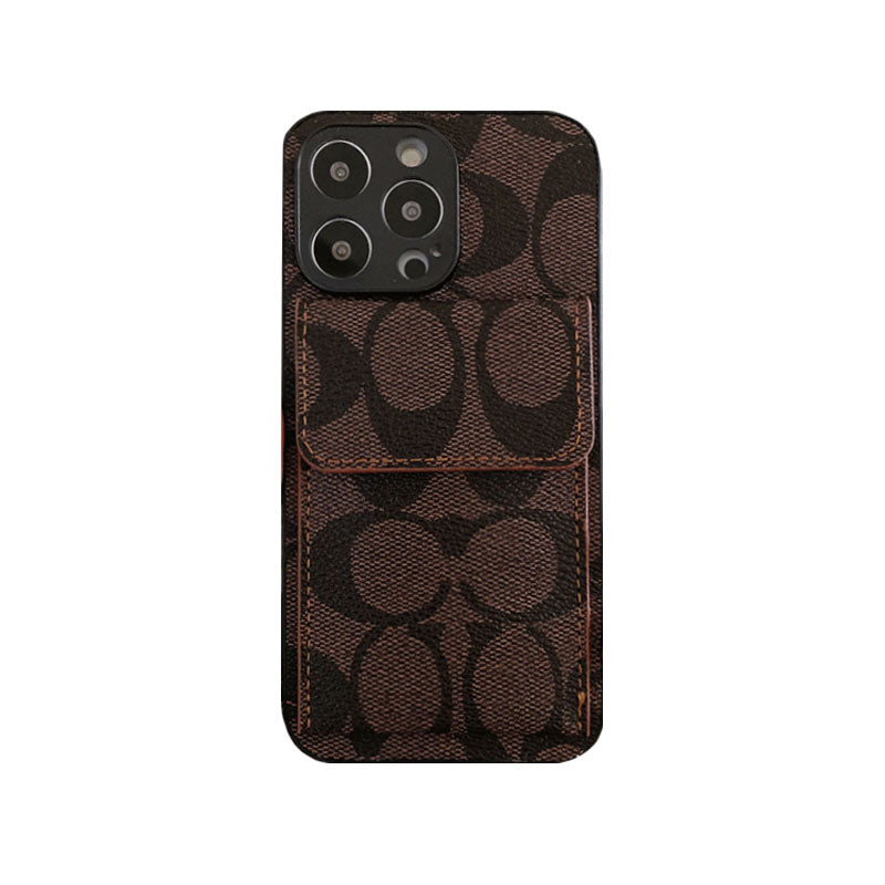 Classic iPhone Case With Wallet Black-HP240513 mysite