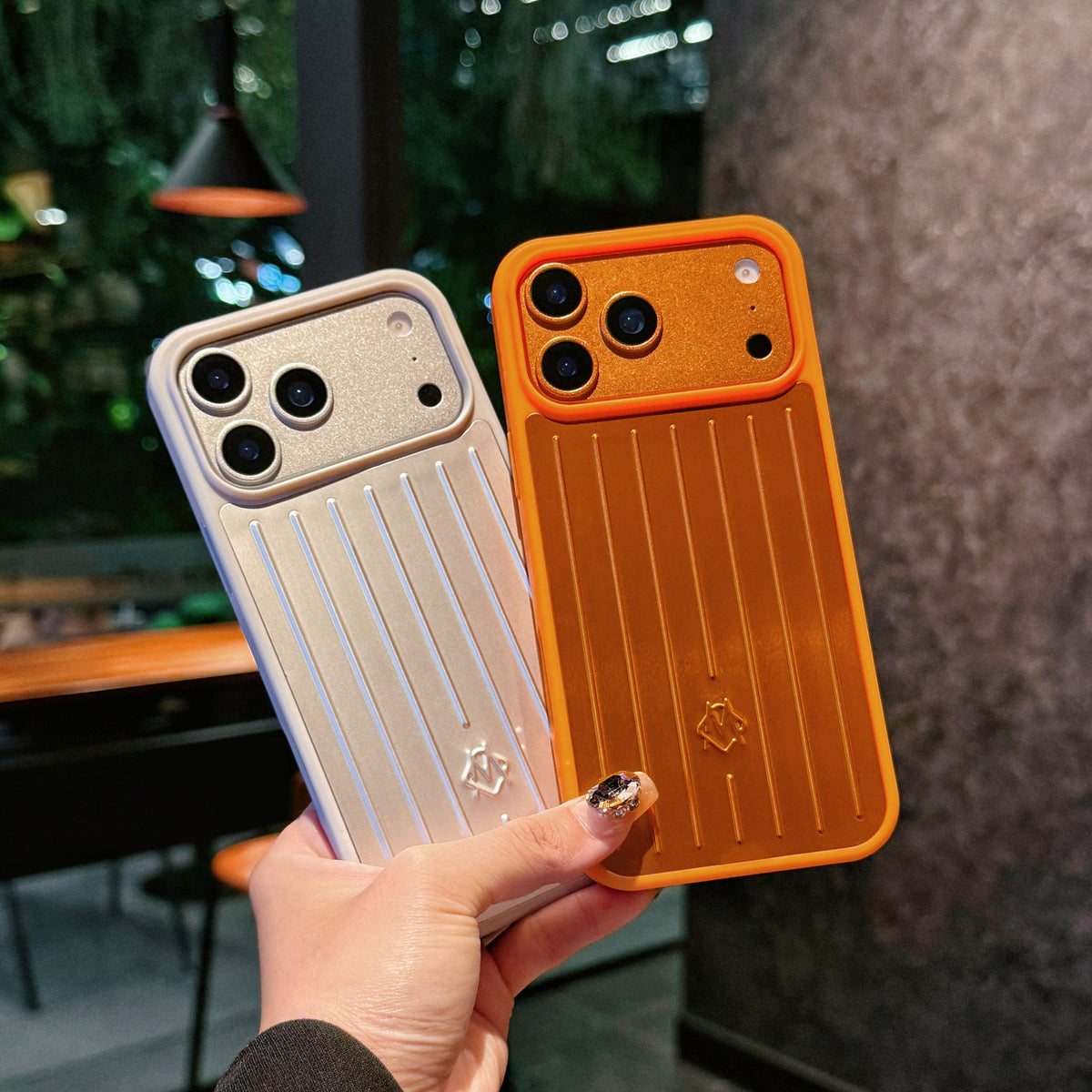 Ribbed Metallic Armor iPhone Case – Stylish Protection Inspired by Travel mysite