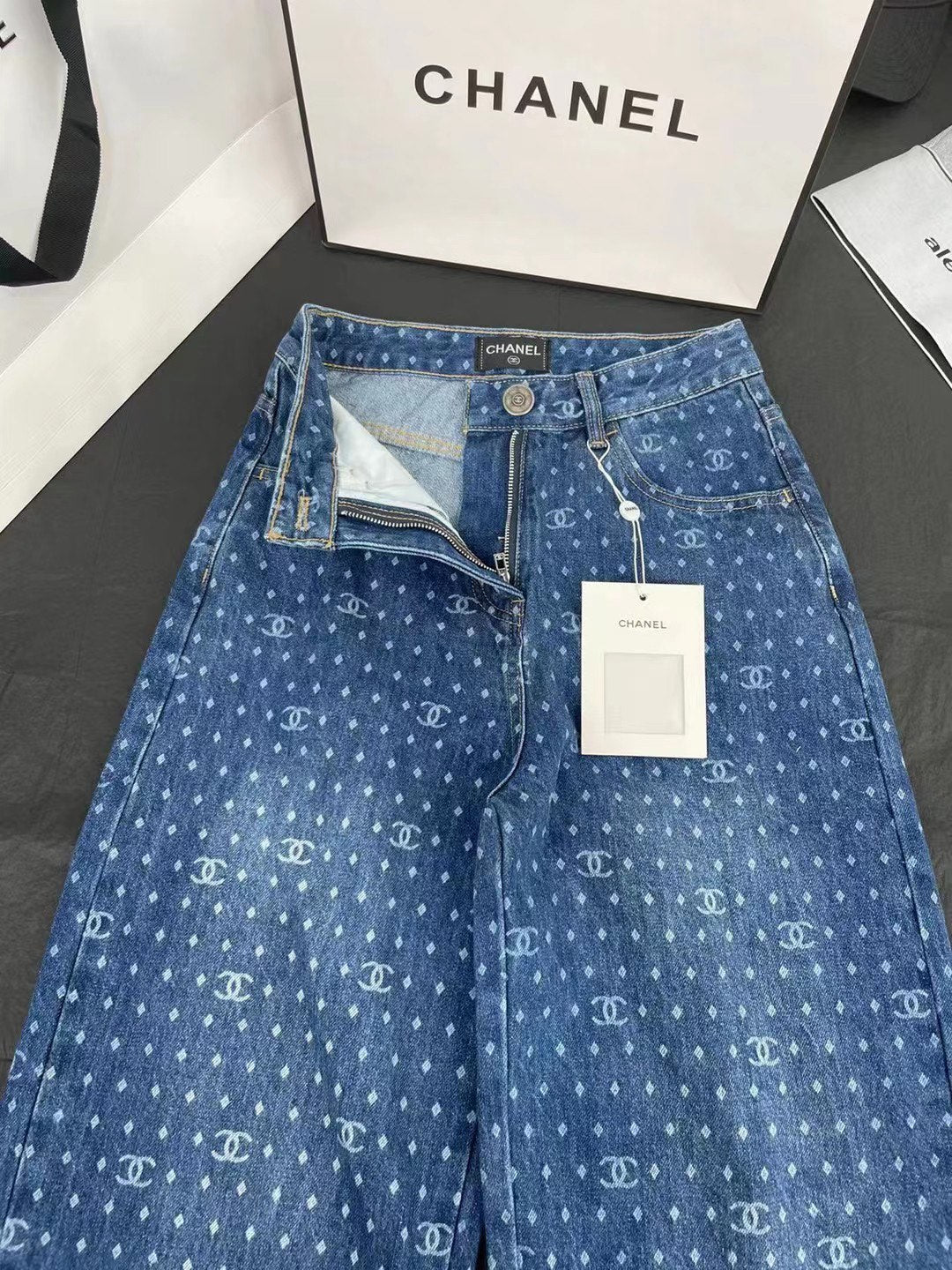 DENIM CC LOGO LIGHT BLUE JEANS