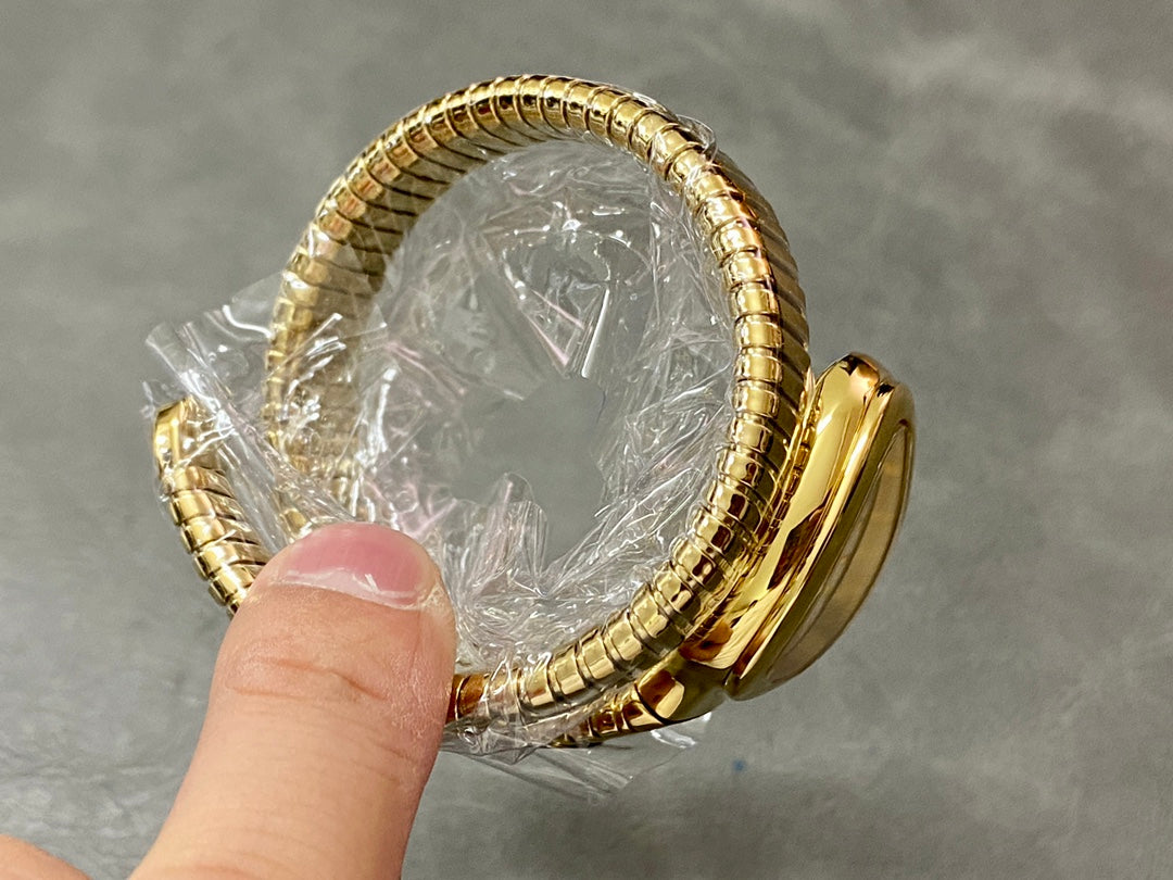 SERPENTI SPIGA GOLD WHITE DIAL