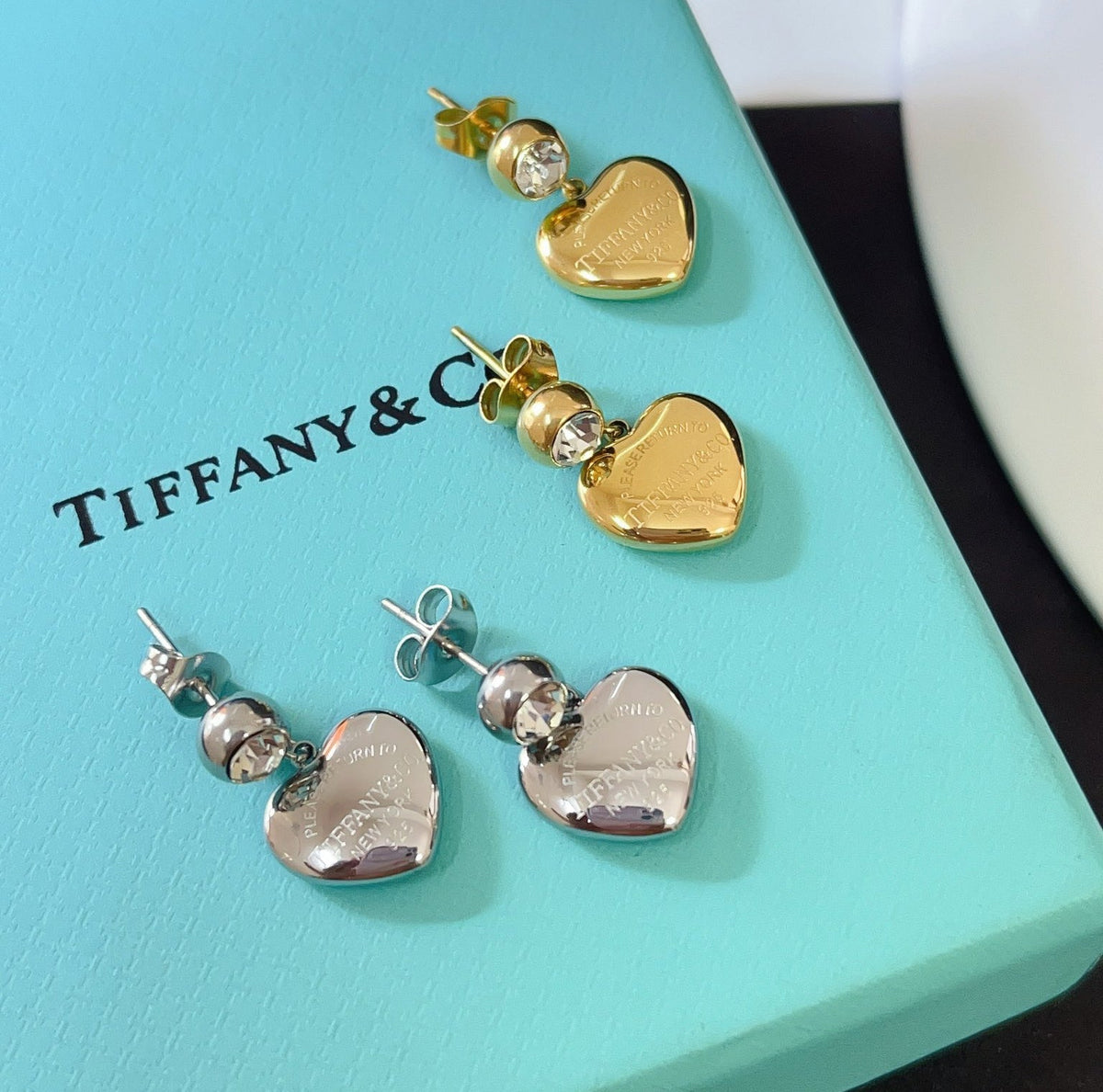 Heart pendant earrings mysite