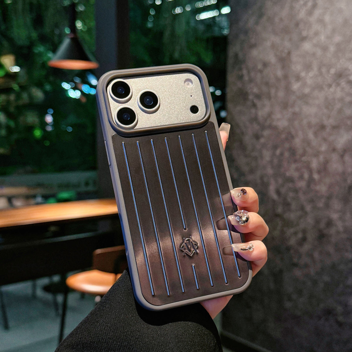 Ribbed Metallic Armor iPhone Case – Stylish Protection Inspired by Travel mysite