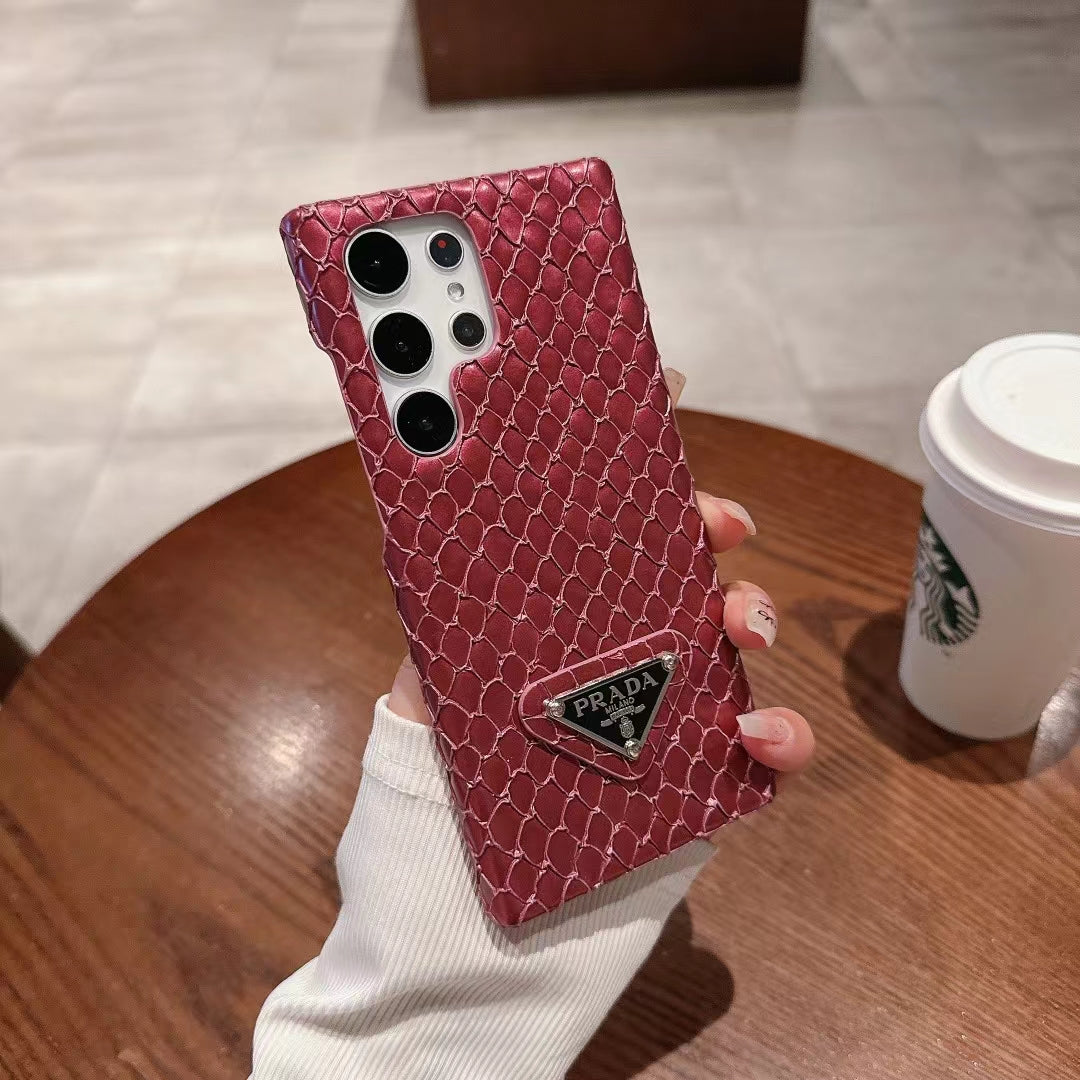 Stylish PR Snake Print Phone Case for Samsung Galaxy mysite