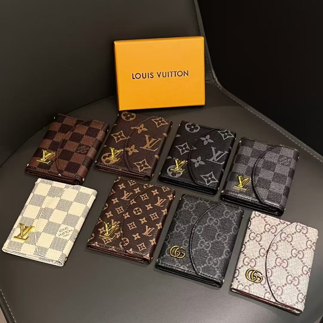 Luxury LV & GG-Inspired Monogram Compact Wallet Collection mysite