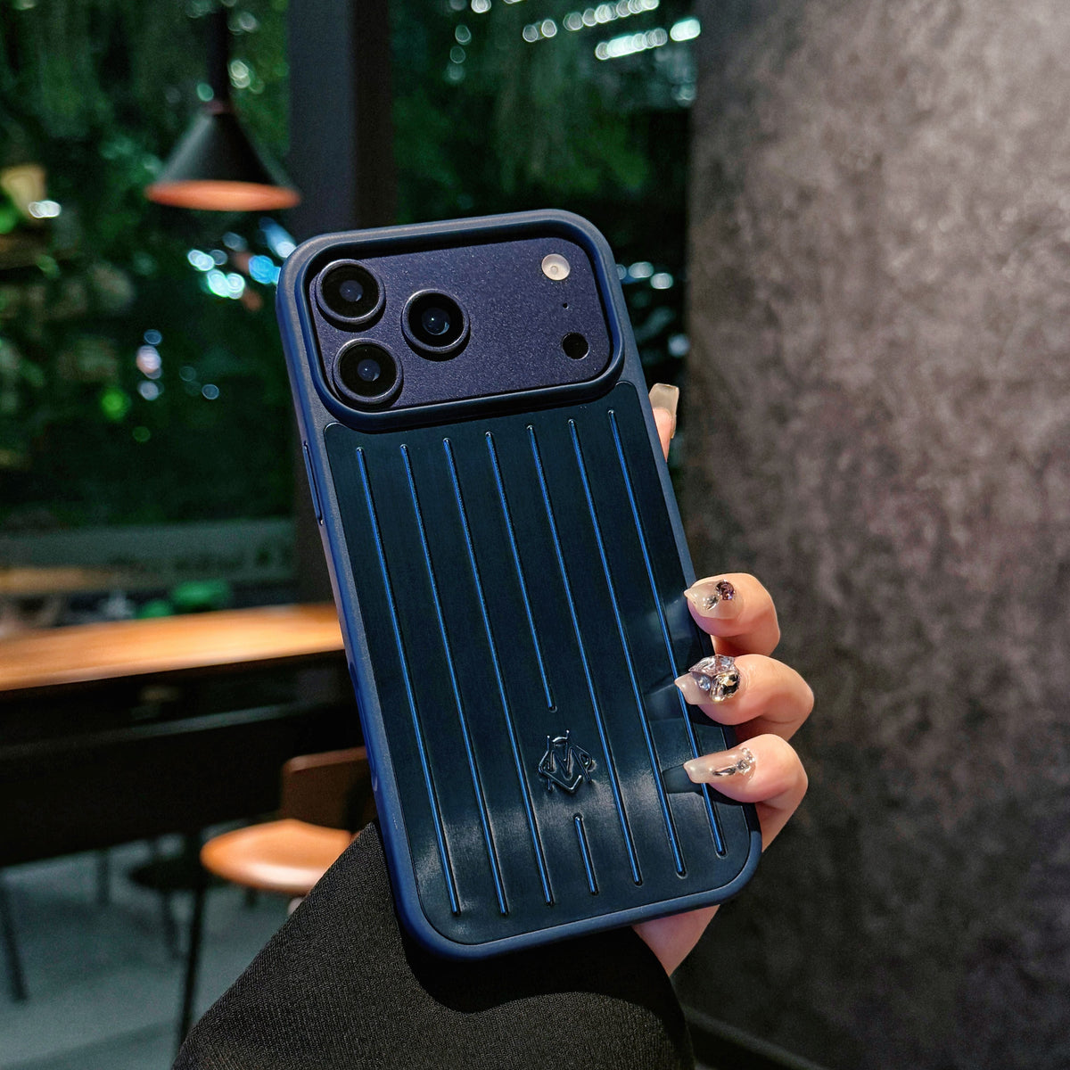 Ribbed Metallic Armor iPhone Case – Stylish Protection Inspired by Travel mysite