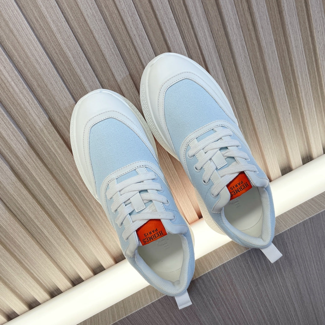 GIGA SNEAKER BLUE PASTEL MIX WHITE CALFSKIN