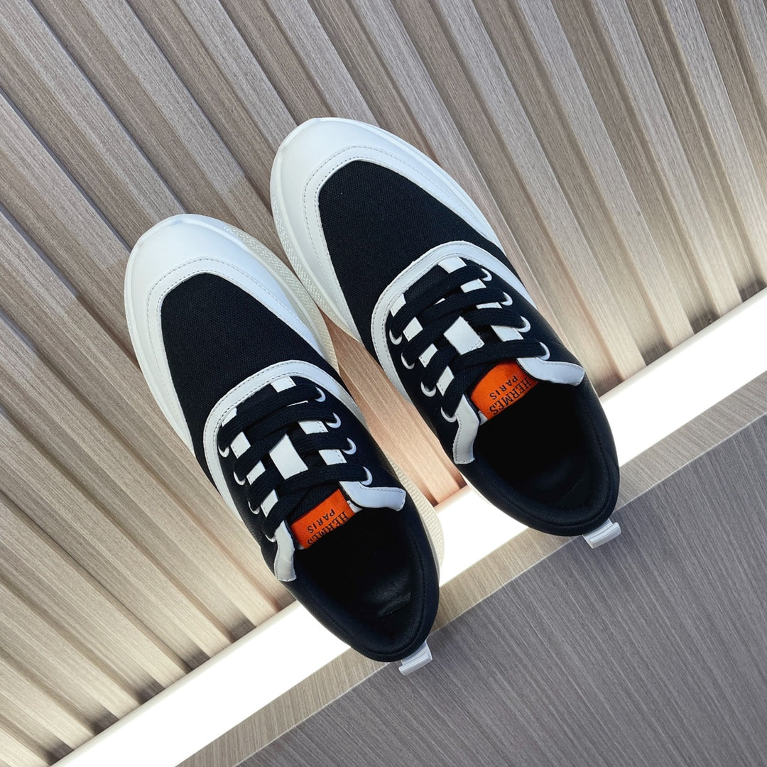 GIGA SNEAKER BLACK MIX WHITE SUEDE