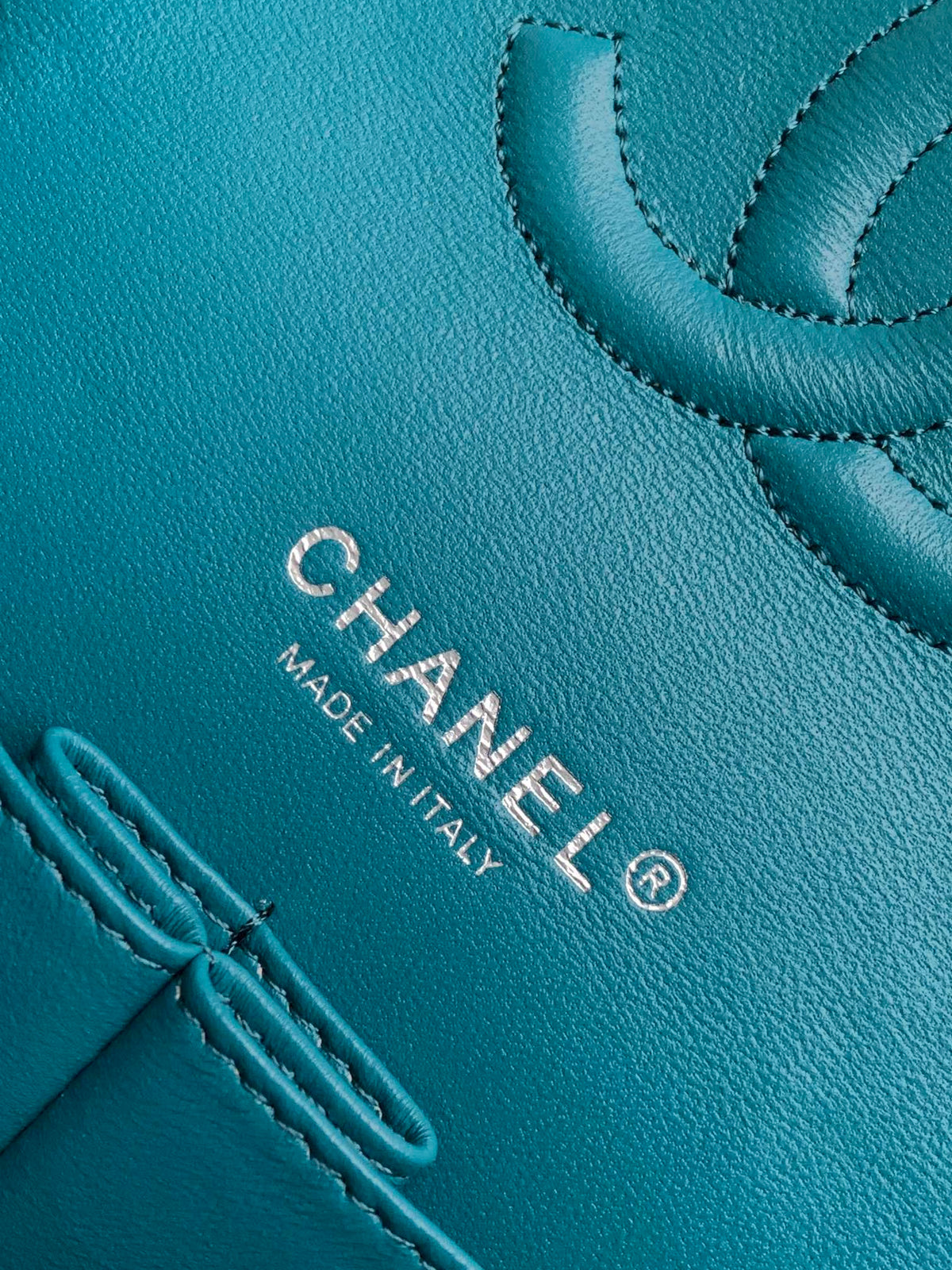 CC MEDIUM 25 CLASSIC BAG IN GREEN FOREST WOOL TWEED