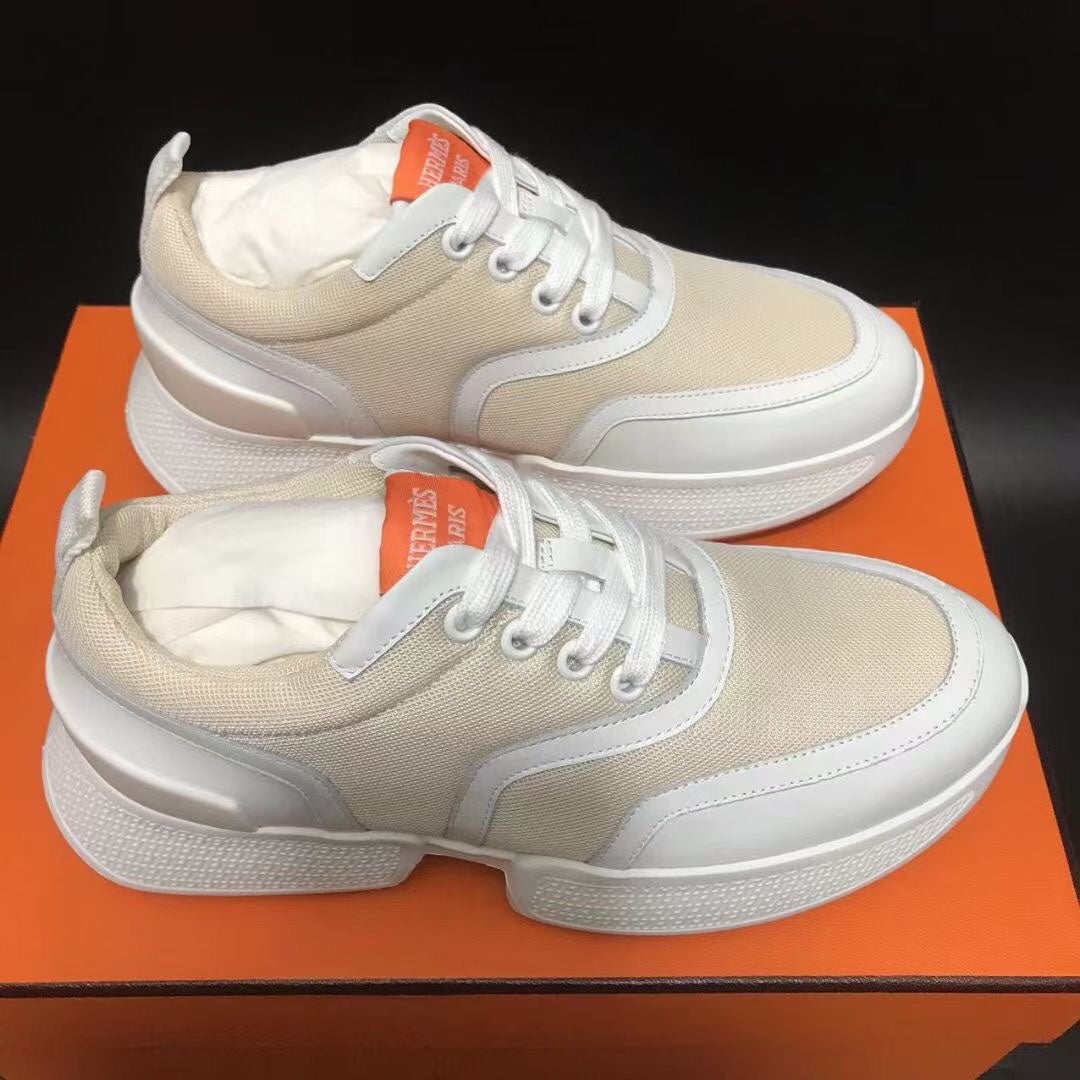 GIGA SNEAKER PASTEL PINK MIX WHITE CALFSKIN