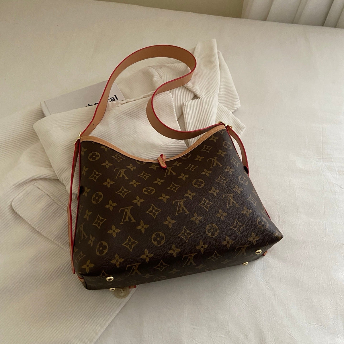 Monogram Cross-Strap Shoulder Bag