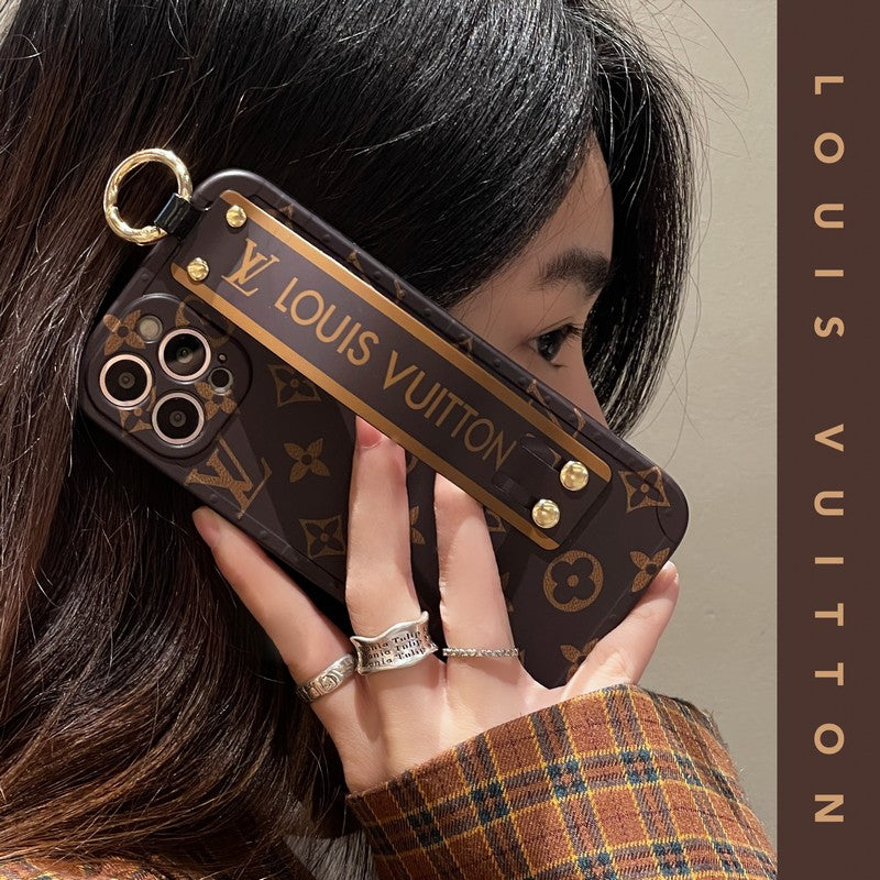 Luxury Brown Wristband iPhone Case mysite