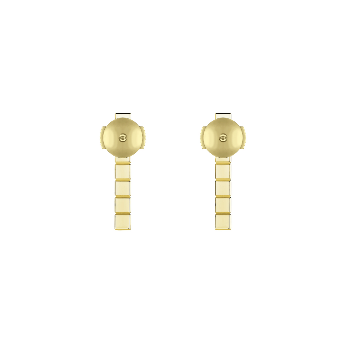 ICE CUBE GOLD DIAMONDS EARRINGS