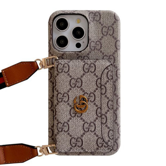 Premium Card Bag Crossbody Classic iPhone Case mysite