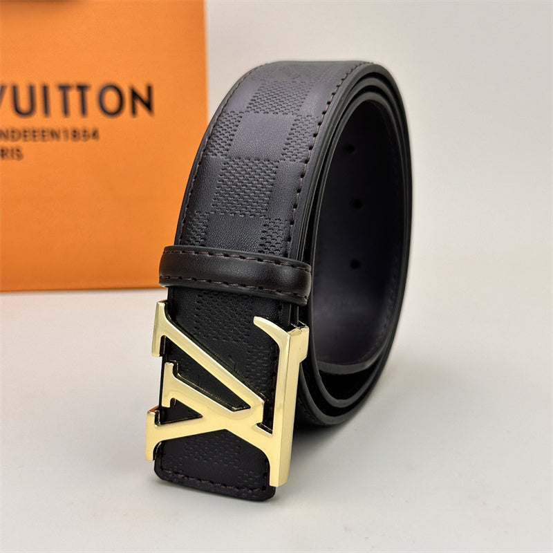 Classic Colored Belt (Gold Buckle)