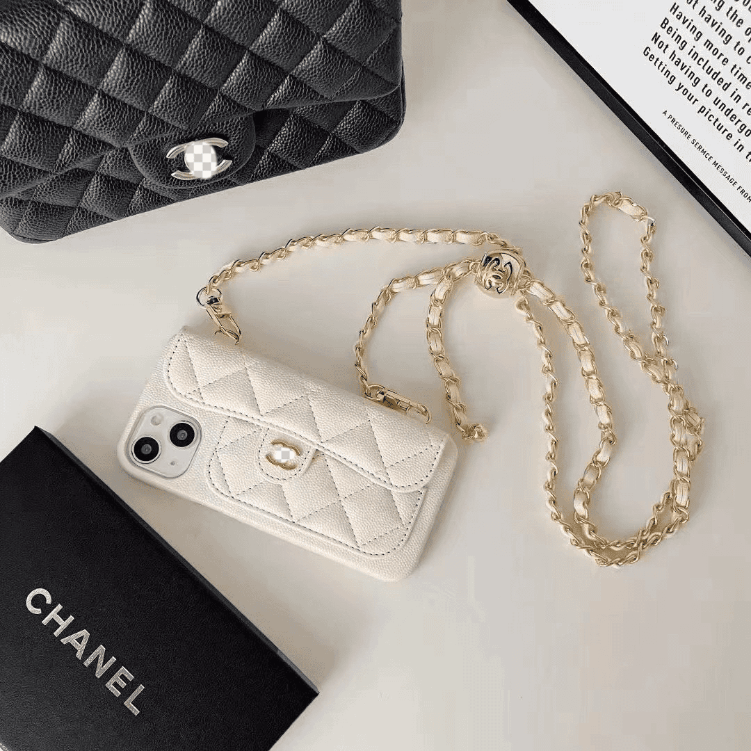 Luxury Wallet iPhone Case With Hand /Crossbody Chain mysite