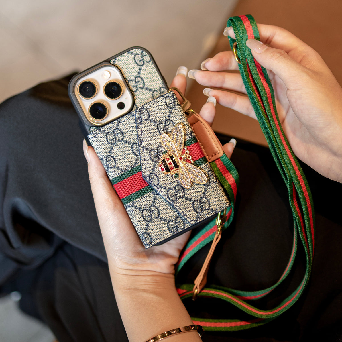 Premium Advanced Crossbody iPhone Case with Card Holder & Shoulder Strap mysite