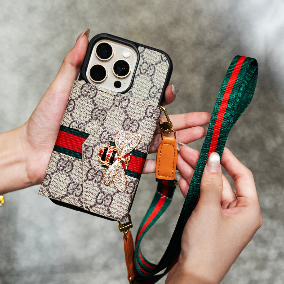 Premium Advanced Crossbody iPhone Case with Card Holder & Shoulder Strap mysite
