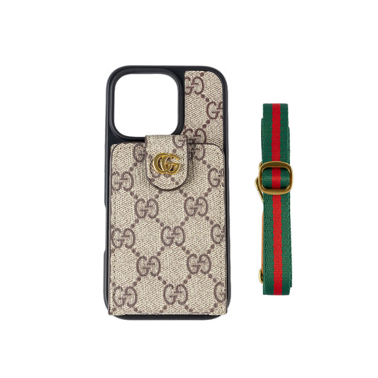 Luxury Crossbody iPhone Case with Card Holder & Strap mysite