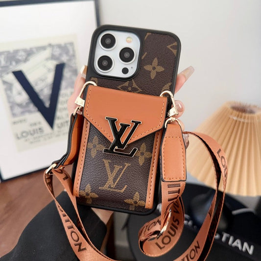 Luxury Card Bag Five Color Chain iPhone Case mysite