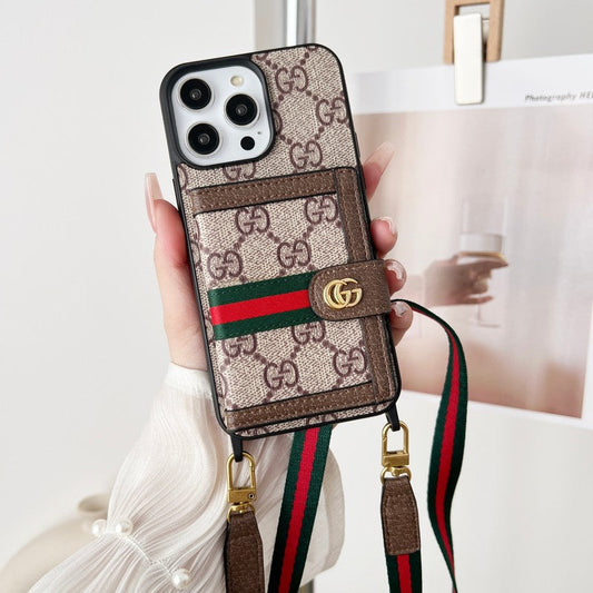 Premium Card Bag Chain Classic iPhone Case mysite