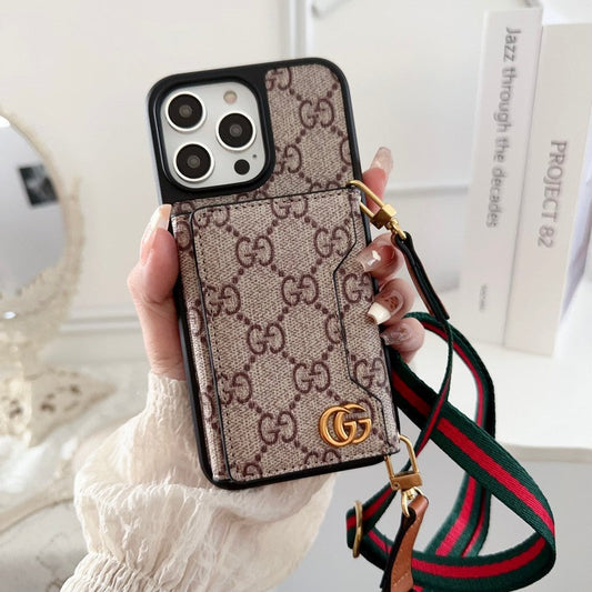 Premium Side Card Bag Crossbody iPhone Case mysite