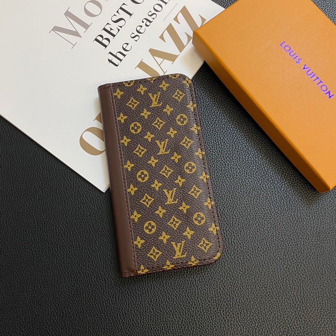 MONOGRAM LEATHER CARD COVER GALAXY CASE FOR SAMSUNG mysite