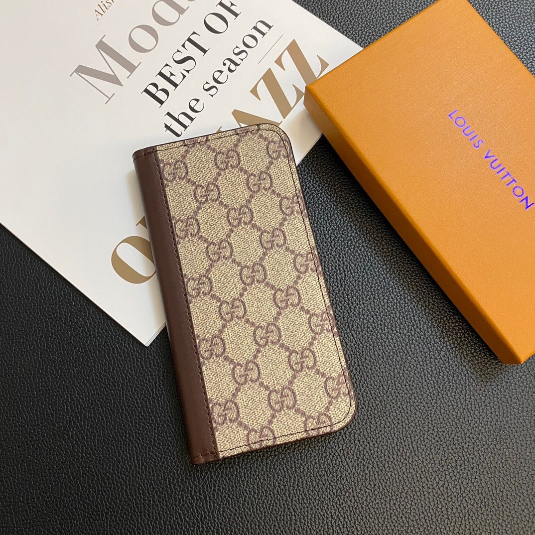MONOGRAM LEATHER CARD COVER GALAXY CASE FOR SAMSUNG mysite