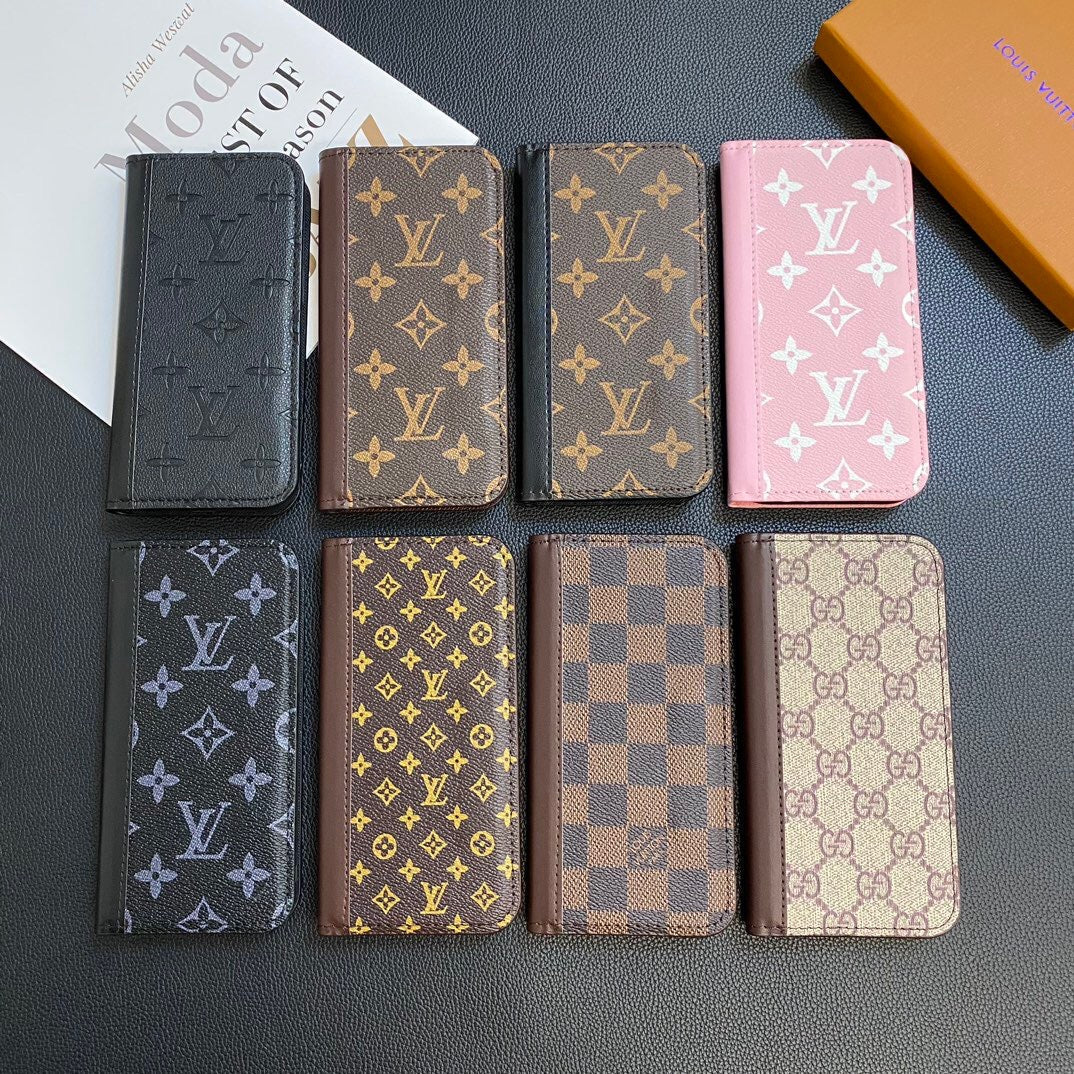 MONOGRAM LEATHER CARD COVER GALAXY CASE FOR SAMSUNG mysite