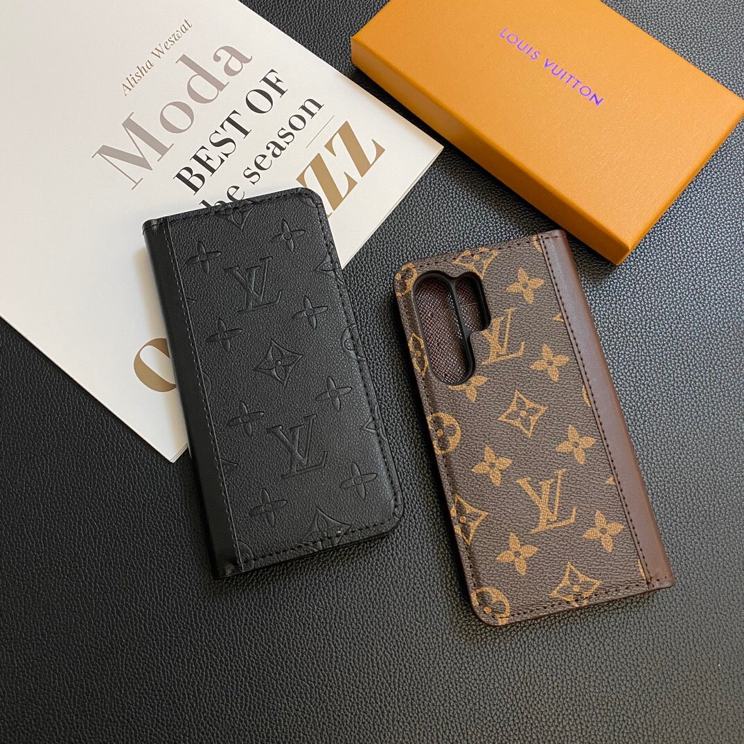 MONOGRAM LEATHER CARD COVER GALAXY CASE FOR SAMSUNG mysite