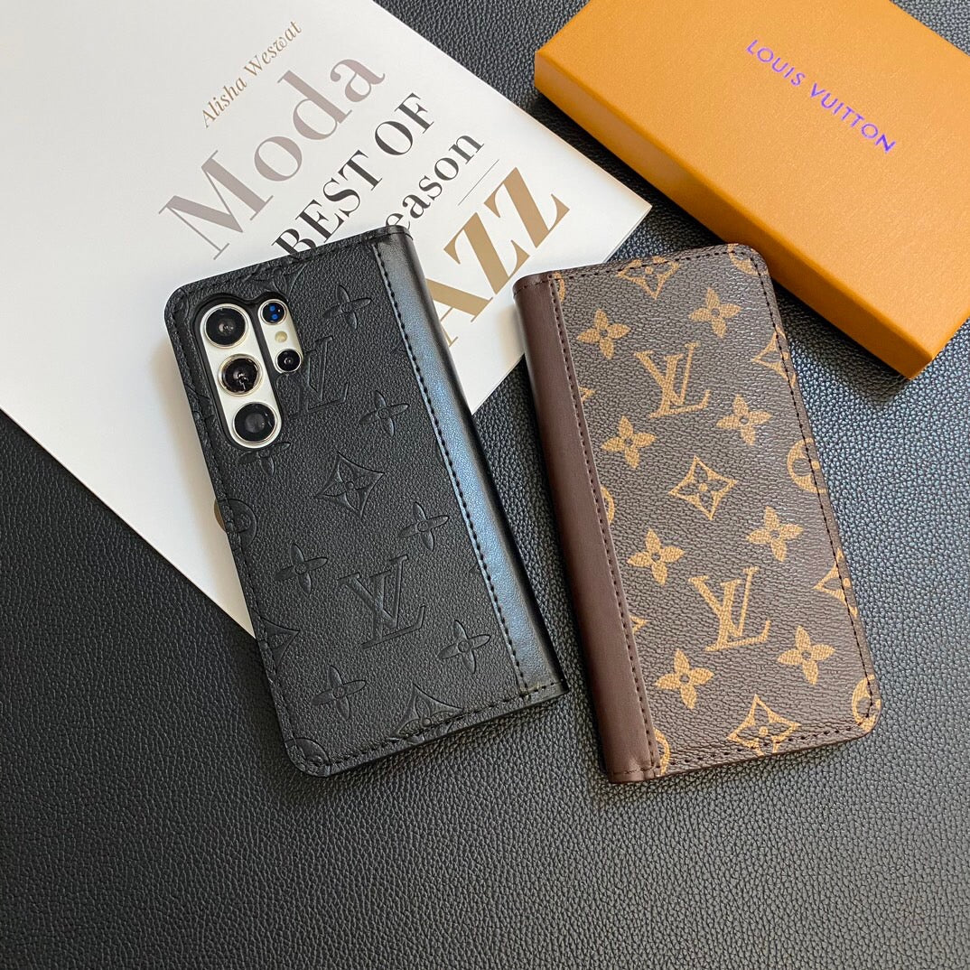 MONOGRAM LEATHER CARD COVER GALAXY CASE FOR SAMSUNG mysite