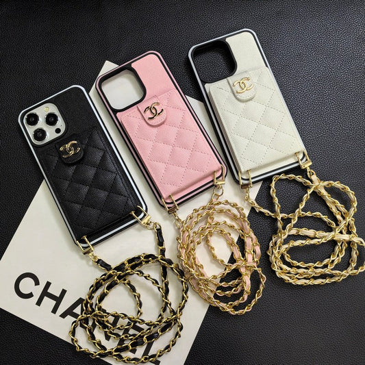 Elegant Crossbody Leather iPhone Case mysite