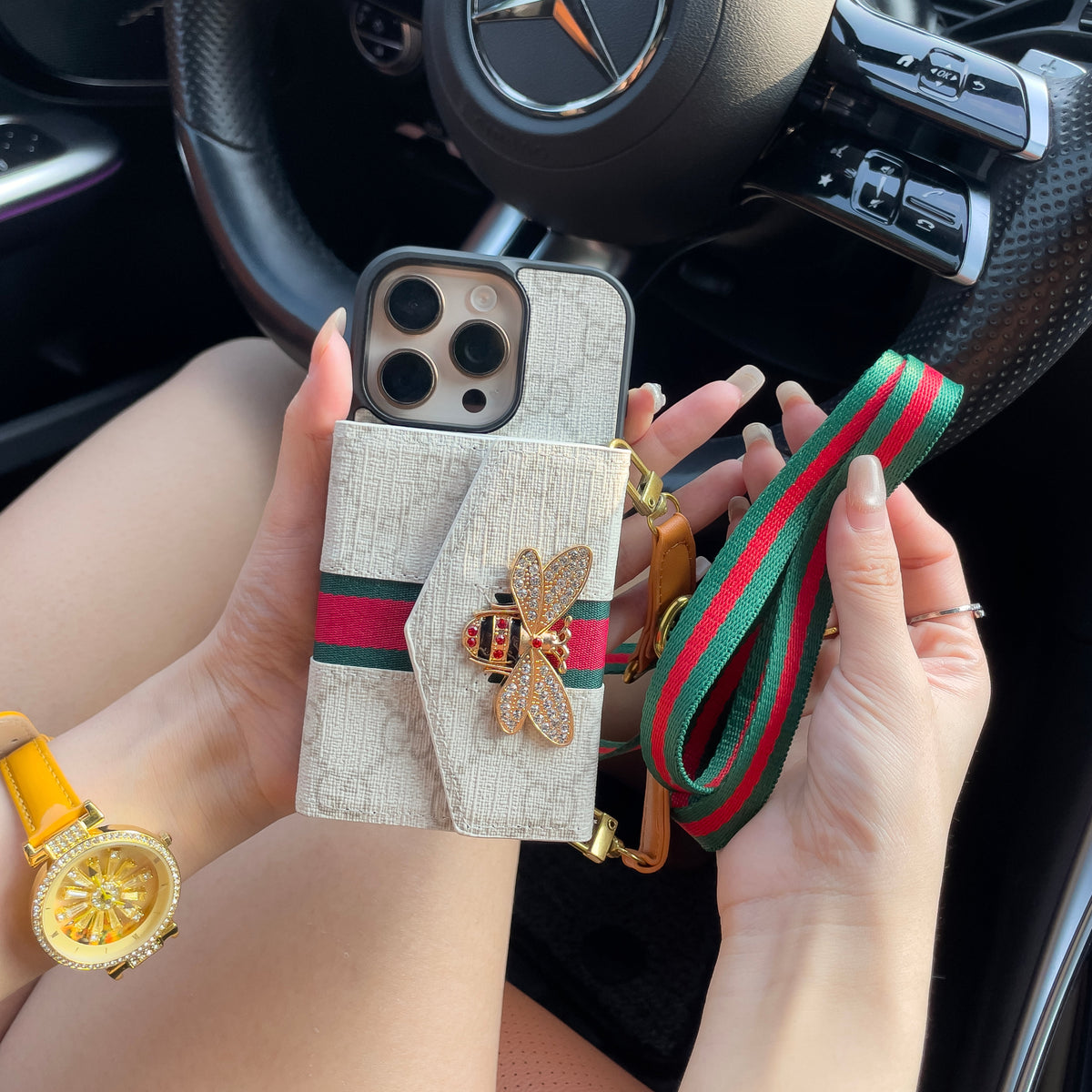 Premium Advanced Crossbody iPhone Case with Card Holder & Shoulder Strap mysite