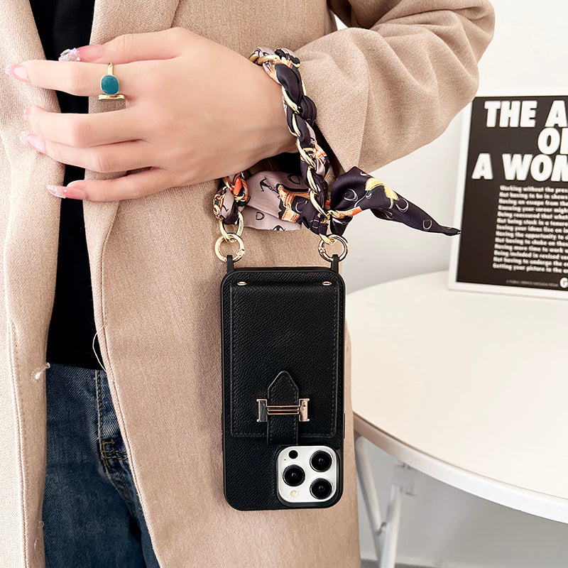 H Card Bag Scarves Leather iPhone Case mysite