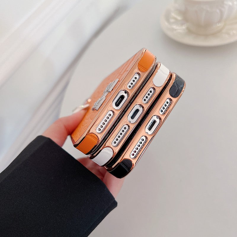 Classic Diamond Logo Rose Gold iPhone Case mysite