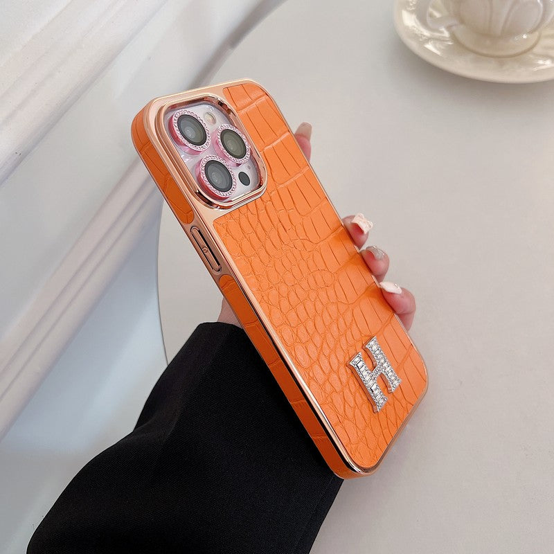 Classic Diamond Logo Rose Gold iPhone Case mysite