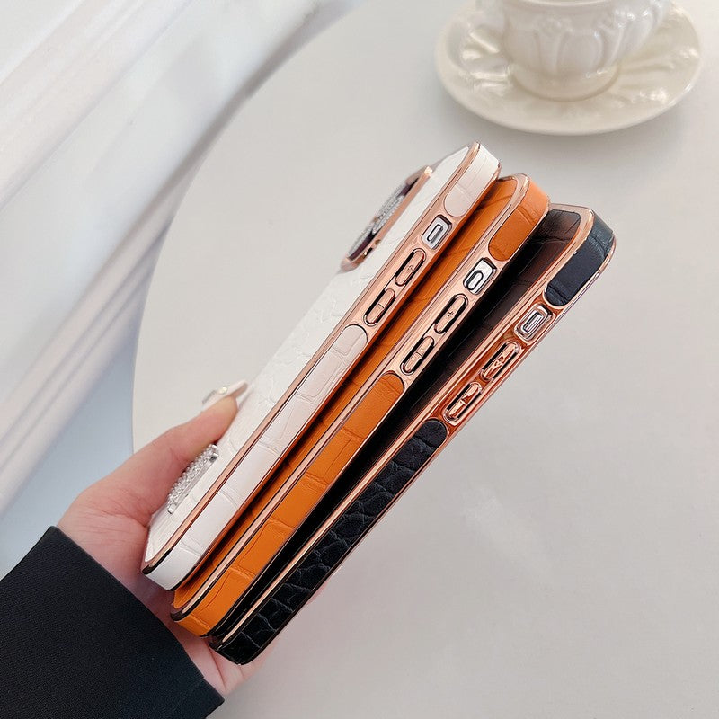 Classic Diamond Logo Rose Gold iPhone Case mysite