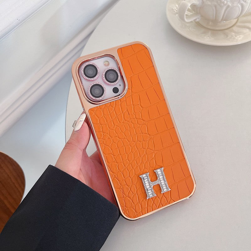 Classic Diamond Logo Rose Gold iPhone Case mysite