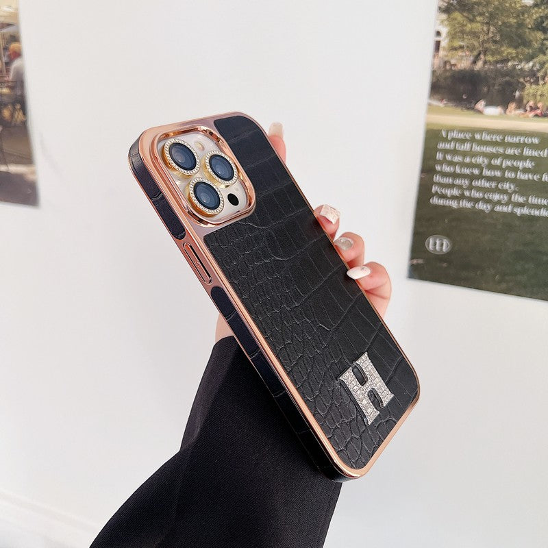 Classic Diamond Logo Rose Gold iPhone Case mysite