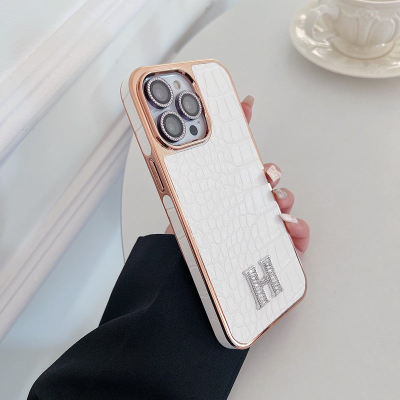 Classic Diamond Logo Rose Gold iPhone Case mysite