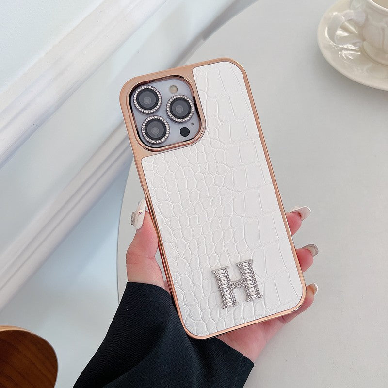 Classic Diamond Logo Rose Gold iPhone Case mysite