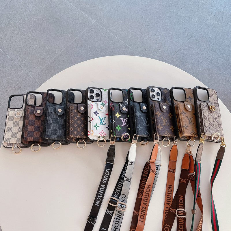 Luxury Card Bag Classic Chain iPhone Case mysite