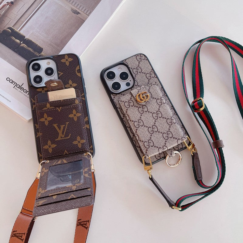 Luxury Card Bag Classic Chain iPhone Case mysite
