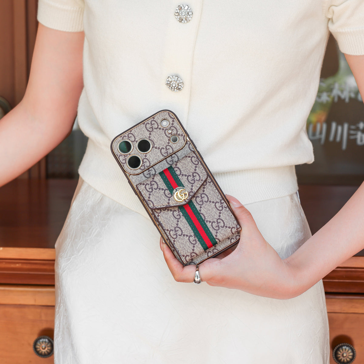 New Classic Luxury Card Holder Phone Case  011 mysite