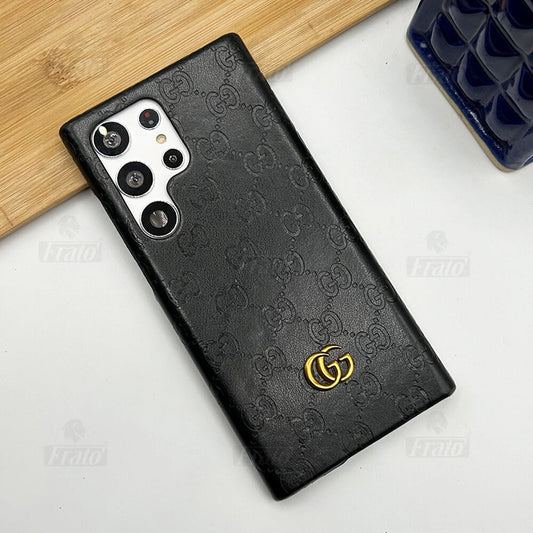 Luxury Premium Fashion Brand Leather Case For Samsung Galaxy mysite