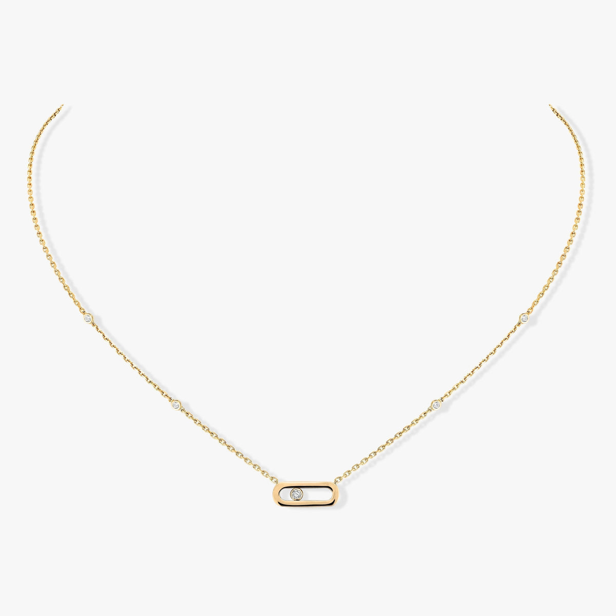 MOVE UNO DIAMOND NECKLACE