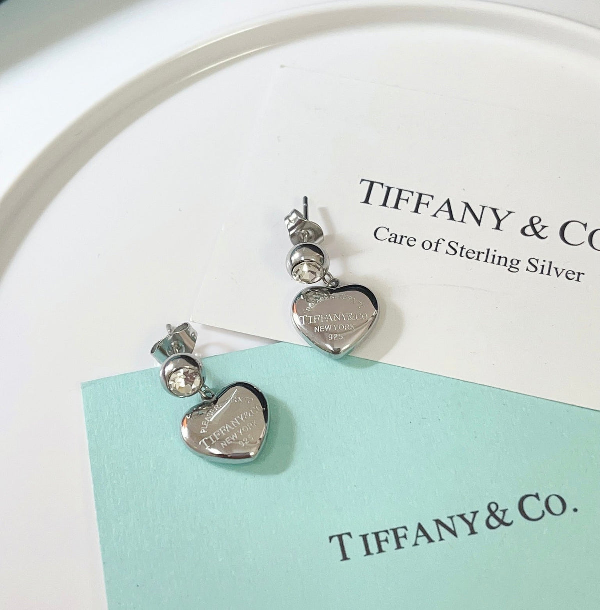 Heart pendant earrings mysite
