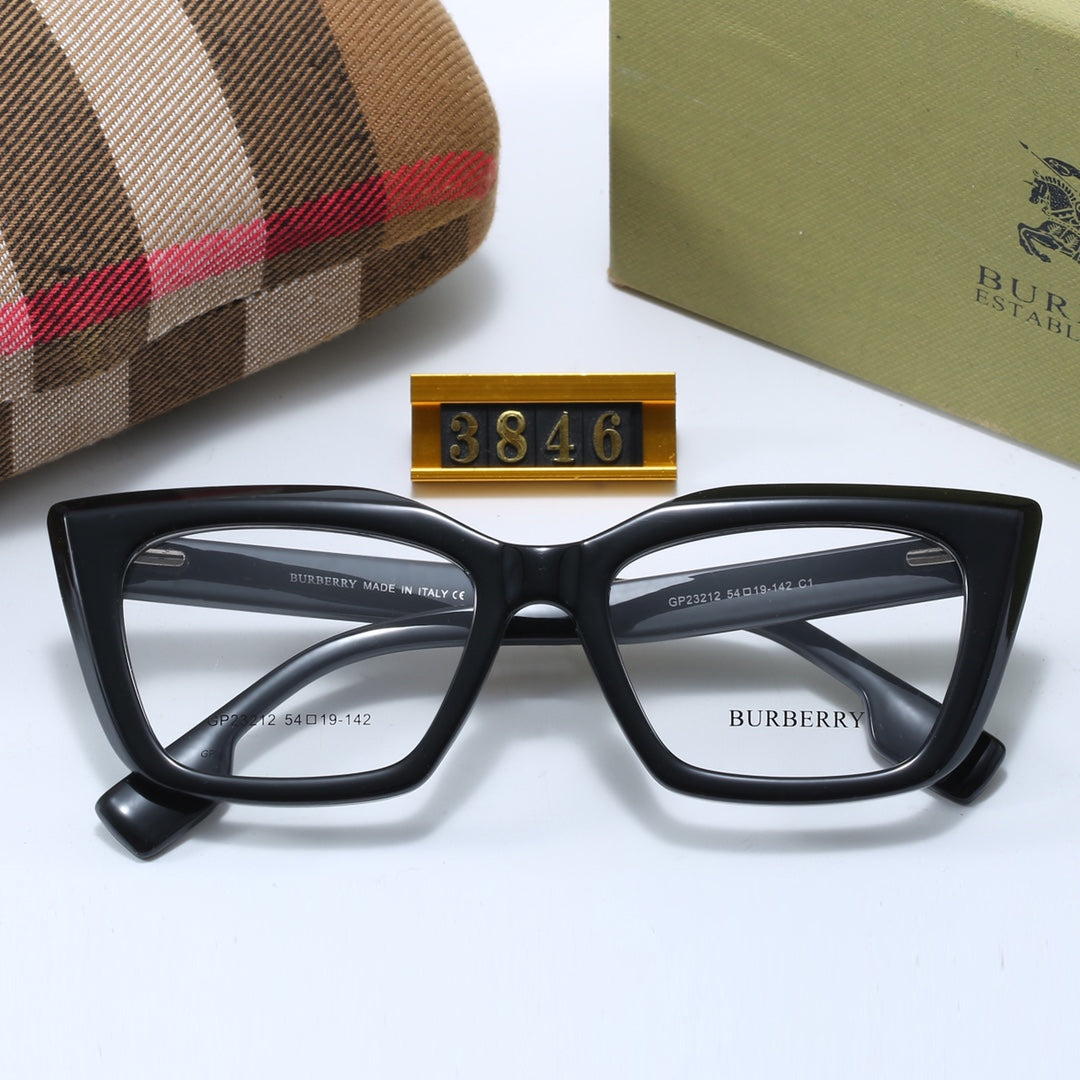 Fashionable Cat Eye Check Glasses-s-ss